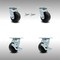 Service Caster 4 Inch SS Polyolefin Caster Set with Ball Bearings 2 Swivel Lock 2 Brake SCC SCC-SS30S420-POB-BSL-2-TLB-2 - alternate 6